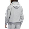 Adidas Solid Color Hoodie Long Sleeve Sweatshirt Men Tops Gray H31237