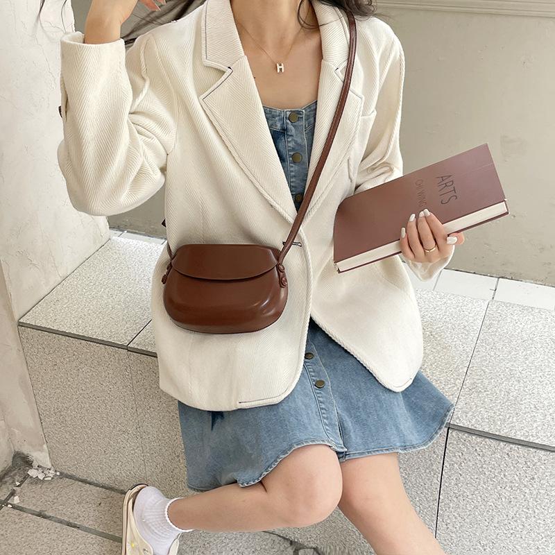 Crossbody tašky pro dívky Retro červené dámské tašky přes rameno Všestranné dámské peněženky a kabelky Designová taška