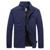 Men's New Stand-up Collar Jacket Spring and Autumn Thin Large Size Loose Coat