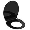 Schütte Toilet Seat Slim Black Duroplast