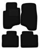 Black Velour Floor Mats For: Mitsubishi Pajero II Off-road (1991-1999)