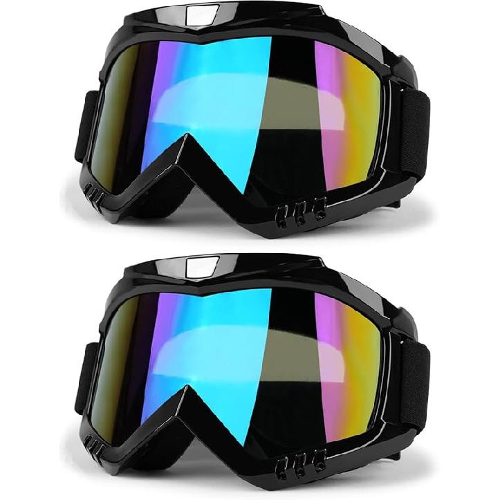 Professional Motorcycle Motocross Goggles For Men Women ATV Dirt Bike Glasses Wide Vision Powersports Motobike Goggles UV400 Anti-Fog Scratch