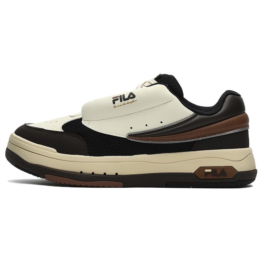 

New FILA Mix Low Skate Shoes Cream White Black F12M334201FBA 40