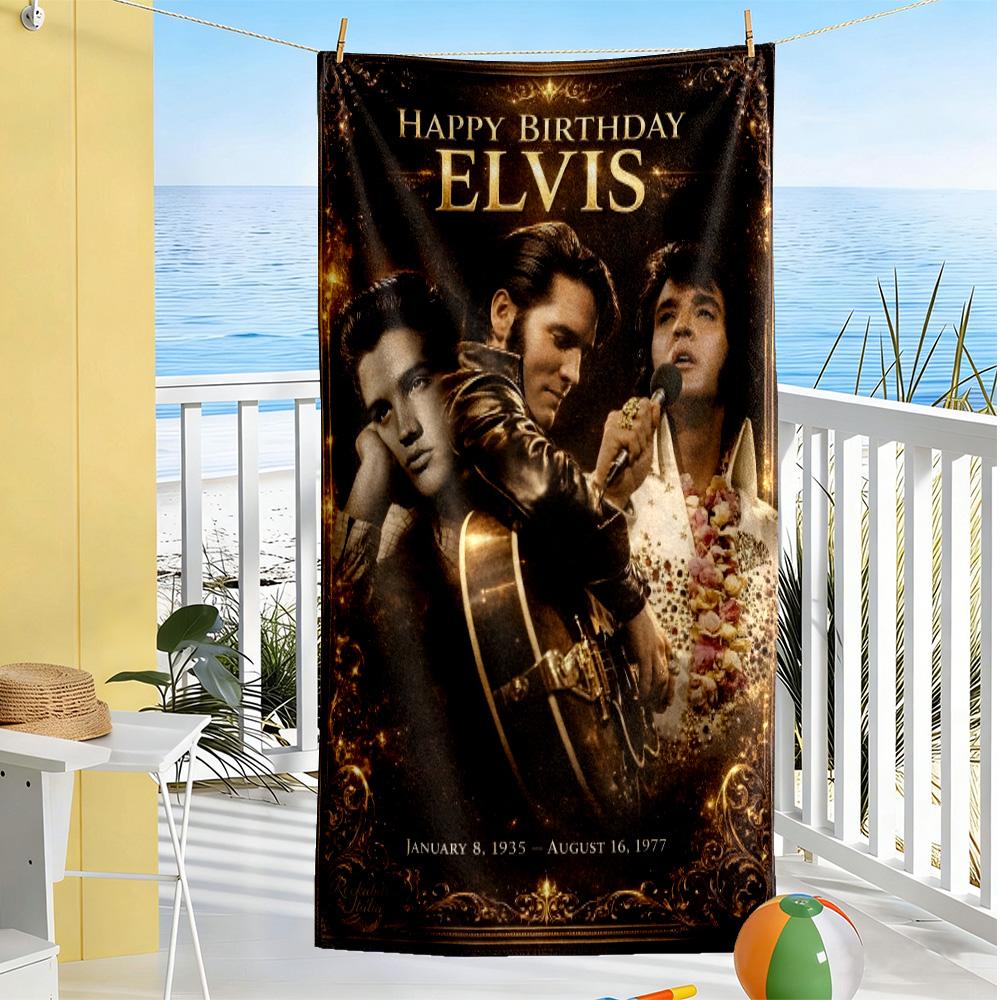 Elvis Beach towel for beach travel Comfortable Couple beach towel, family beach towel set Bath Accessory
