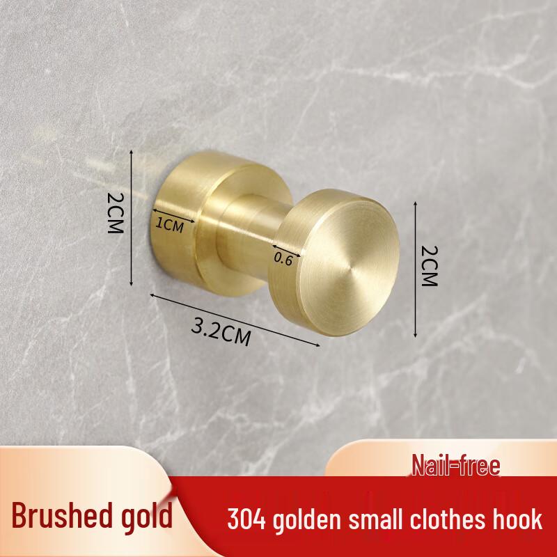 

Donzhu Stainless Steel No-Drill Wall Hooks