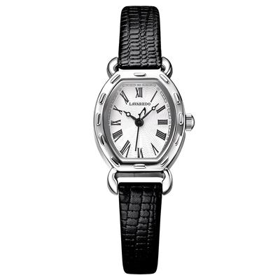 Analoge Quarzuhr für Damen mit Lederarmband, Schlankes Design, Stilvoll, Wasserdicht, Ultradünn, Schlichtes Design, Beliebt für Freizeitmode, Business,