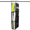 Locker Shelf Organizer 3-Tier Hanging Storage Bag Locker Storage Rack with Side Pockets Hooks for School Gym Closet