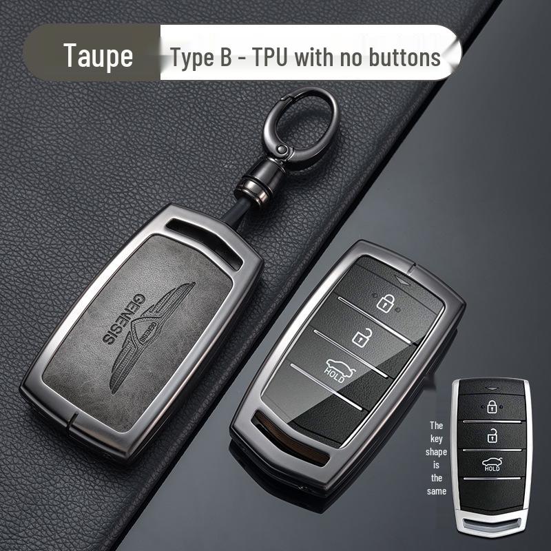 Genesis GV80/GV70 Alloy Key Case & Buckle Set for Men
