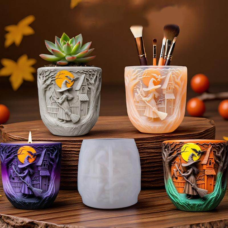 Witch Silicone Molds Temperature Resistant Halloween Silicone Mould