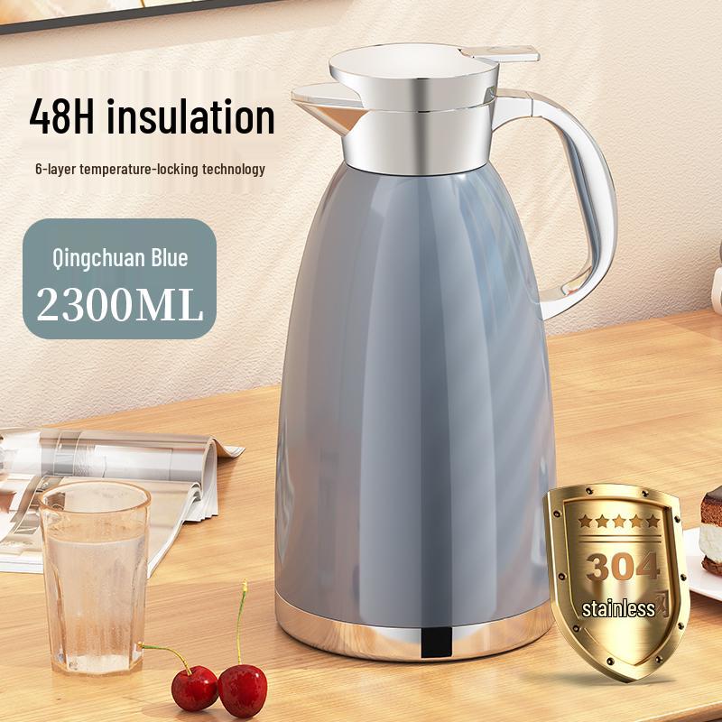 Stainless Steel Insulated Water Kettle - Large Capacity 316 Thermos Pot for Stewing Tea and Keeping Water Warm