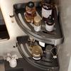 REO&HOMME Drill-Free Space Aluminum Bathroom Organizer Set