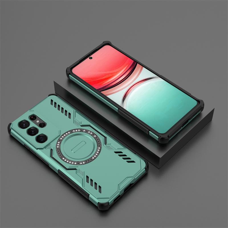 For Samsung Galaxy S21 Ultra Case Samsung S21 Ultra 5G Magnetic Adsorption Wireless Charge Back Cover For Samsung S21 Ultra Case