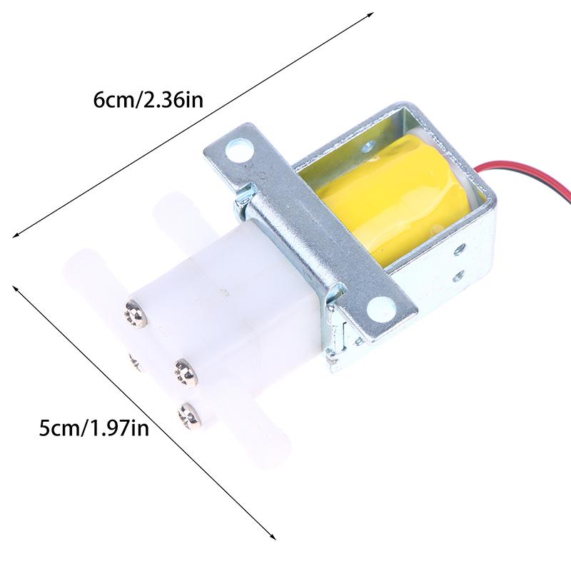 Elektrický solenoidový ventil 6V/12V/24V DC dvoupólový třícestný N/O N/C pro vodu vzduch dvojí použití ventil pro chladič odvlhčovač