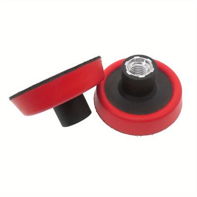 3 "electric Red Inner Teeth with Teeth Polishing Disc Self-adhesive Back Velvet Sandpaper Self-adhesive Disc