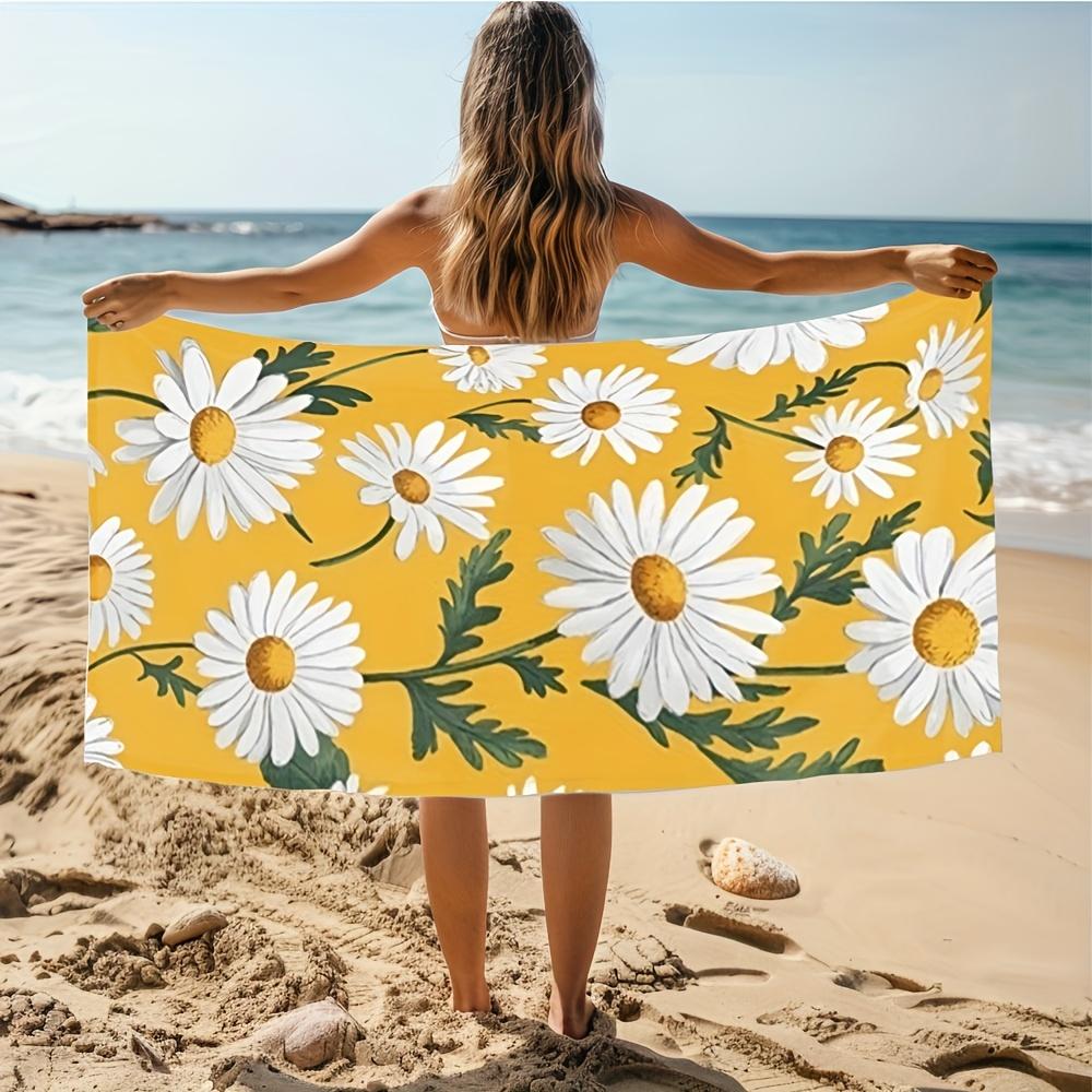 Boho Geometric Arrow Triangle Beach Towel – Colorful Tribal Print for Summer Travel & Poolside Relaxation