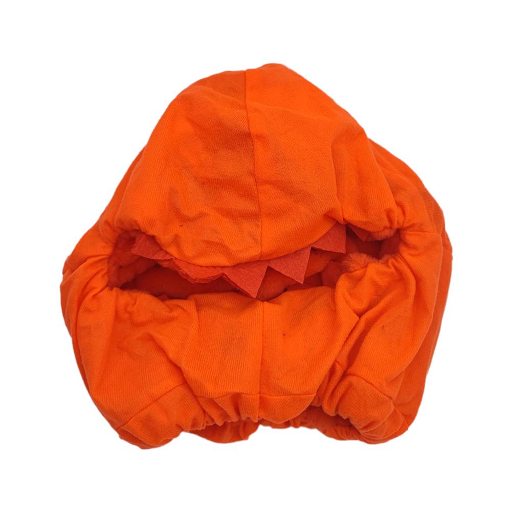 Halloween Pumpkin Motorcycle Helmet Cover High Visibility Dustproof Plush Cartoon Pumpkin Head Motorbike Full Helmet Protector
