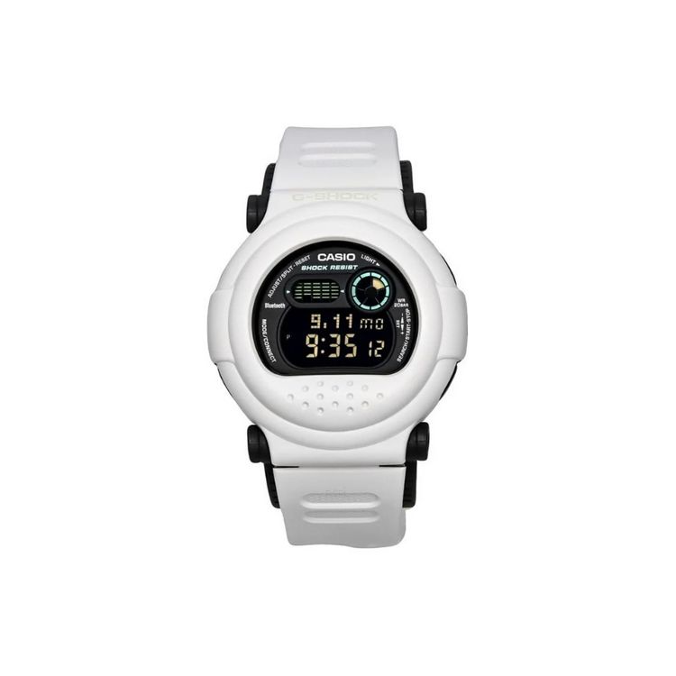 Casio 200M Waterproof Quartz Movement Rubber Strap Watch Men watches Black G-B001SF-7DR Black Dial