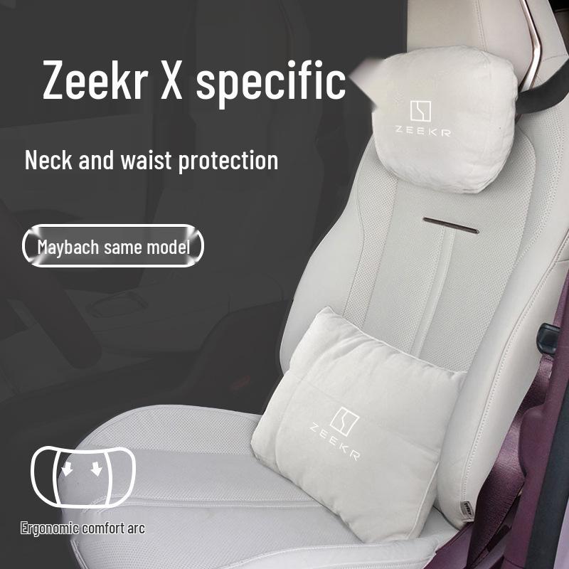 Zeekr X Headrest, Lumbar Support, and Neck Pillows for Car Interior Decoration