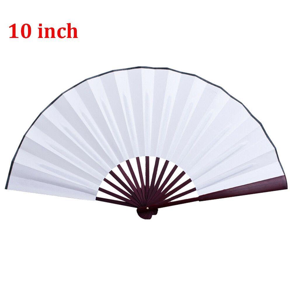 Graffiti Chinese Style Blank Cloth Wedding Decoration DIY Hand Folding Fan Folding Fan Home Party