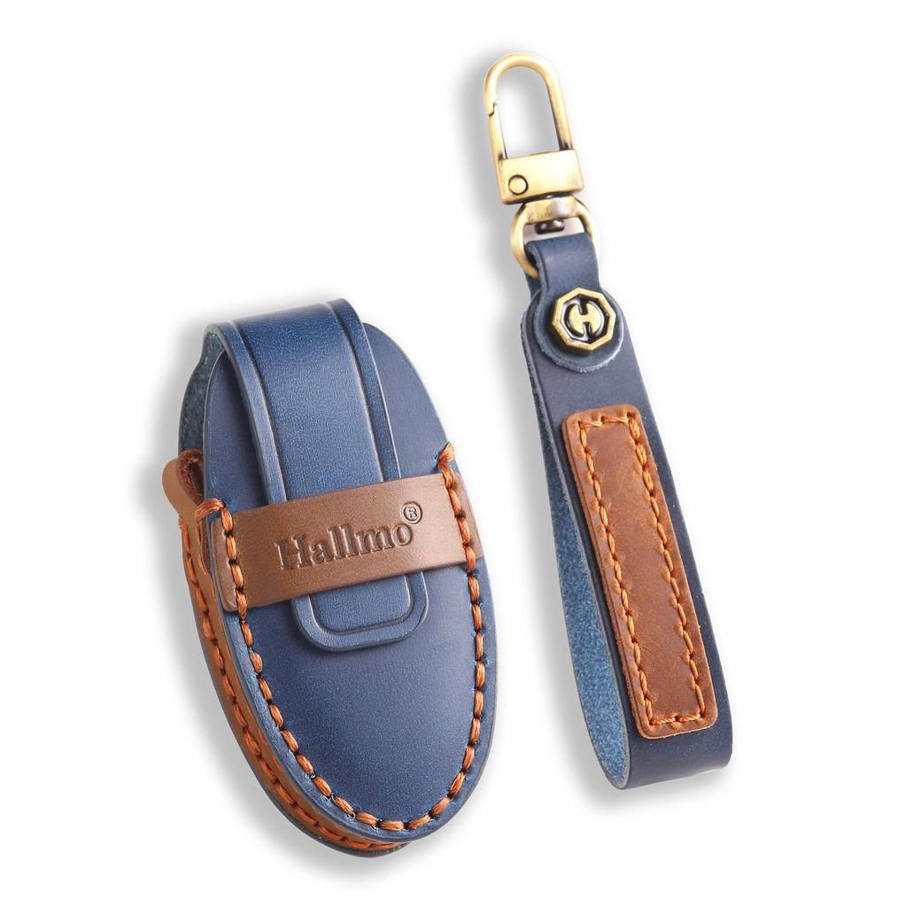 Kožené pouzdro na klíče pro Nissan Teana, Qashqai a Kicks - ochranný kryt z hovězí kůže