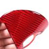 Red Soft Carbon Fiber Dashboard Side Air Vent Outlet Trim For BMW 6 Series 04-10