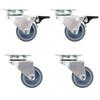 Double Swivel Casters 4 Pcs 50 Mm