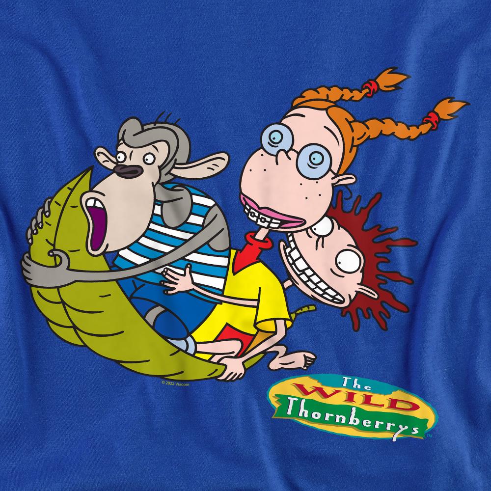 The Wild Thornberrys Unisex Adult On Leaf Eliza Darwin & Donny Sweatshirt
