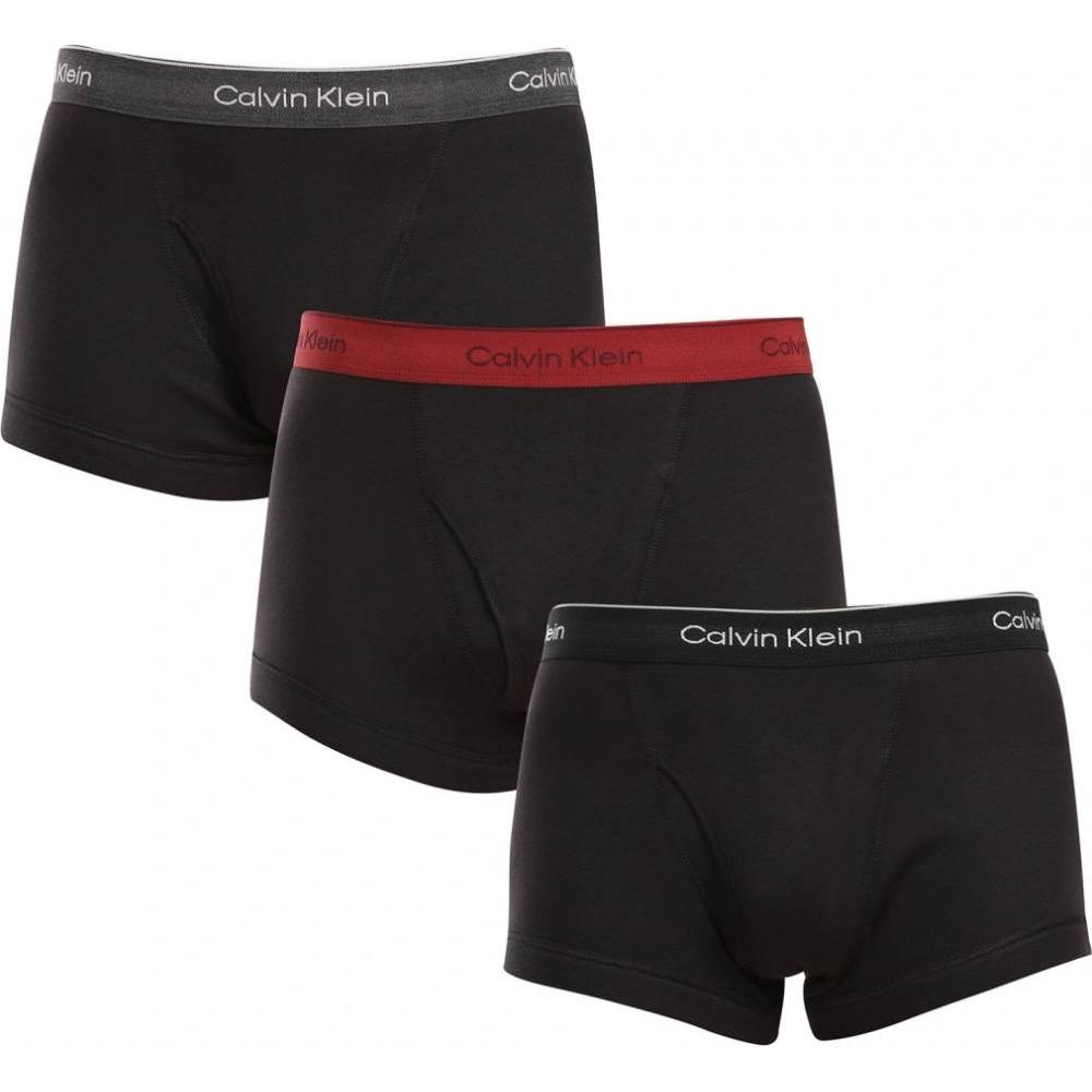 

Calvin Klein Solid Logo Waistband Boxer Briefs 3-Pack Men underwear NB4002A-PRU XL