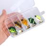 5pcs with Box Fishing Lures Kit Rotating Glitter Fishing Lures Hooks  Fishing Tool