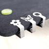 20PCS Cat Paw Tablecloth Clips Stainless Steel Adjustable Non Slip Fabric Clamps for Hotel Outdoor Party Wedding Event Decor