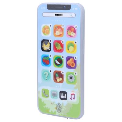 Téléphone portable de musique douce pour bébé Jouet de téléphone portable simulé Machine d'apprentissage éducatif pour enfants