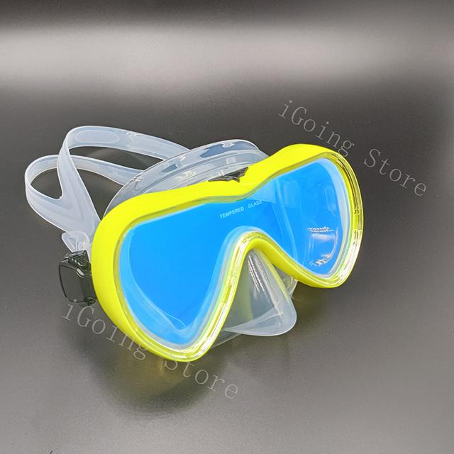 Professional Scuba Diving Mask and Snorkels Anti-Fog Goggles Glasses Diving Swimming Easy Breath Tube Swimming Equipment Best