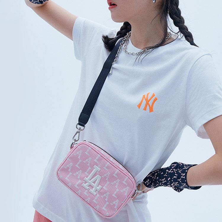 MLB New York Yankees T Shirt Unisex White Orange 31TS10031-50I