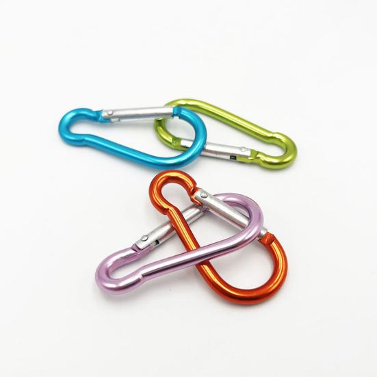 Moschettone leggero e resistente, portante, in lega di alluminio, moschettone, moschettone a forma di zucca, fibbia da arrampicata, accessori da esterno