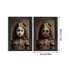 Veränderliches Gesicht Geist Halloween Dekoration Horror Bastelbedarf Party Dekoration Halloween Motto Party Requisiten 3D Geister Bilderrahmen
