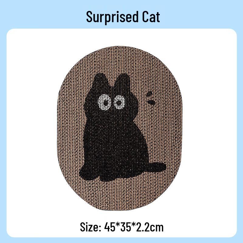 Wall-Mounted Cat Scratcher & Play Toy
