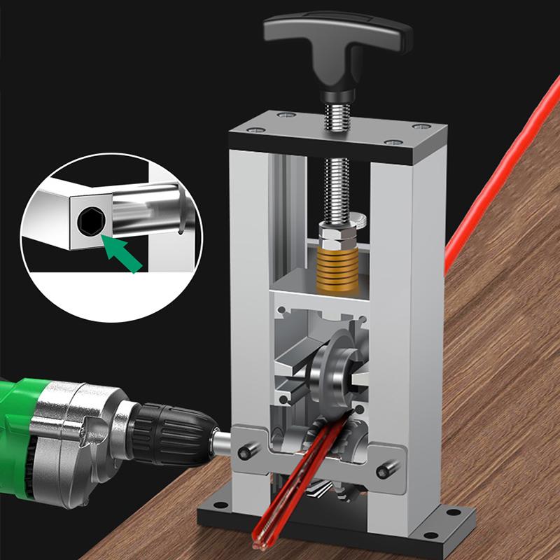 For Drill Wire Stripper Machine 1-25 mm Scrap Wire Manual Wire Stripping Made Easy, Copper Wire Stripper, Drill Attachment Tool