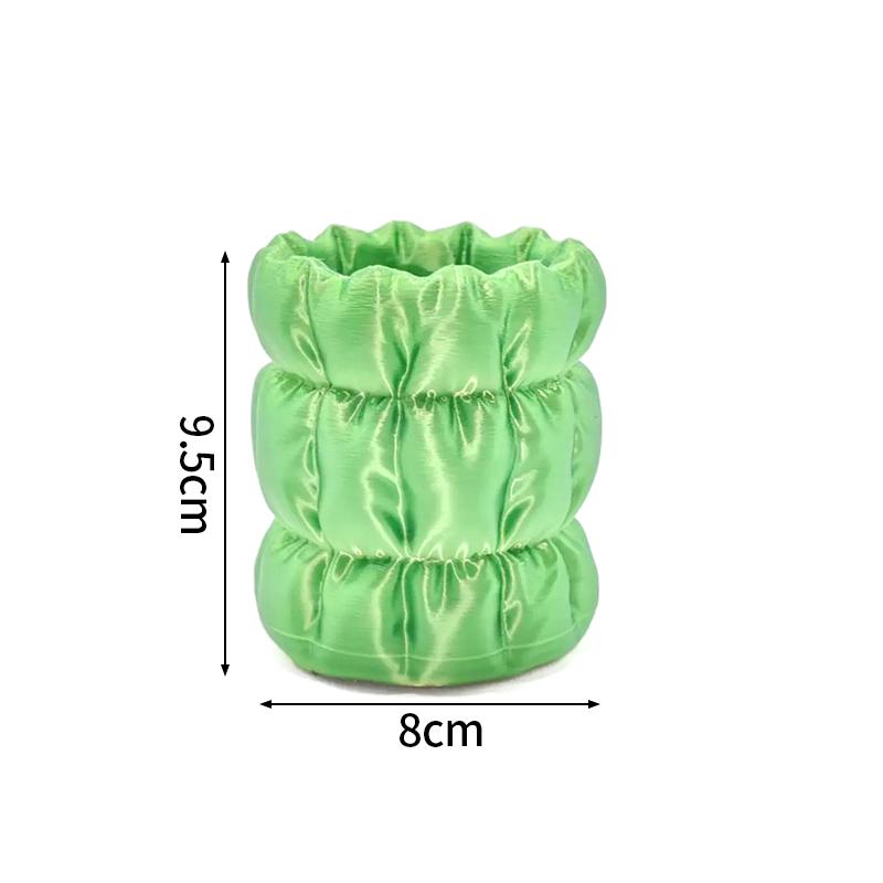 3D Printed Makeup Brush Holder Large Capacity Pen Holder 3D Printed Stationery Storage Box Desktop Decorative Ornaments