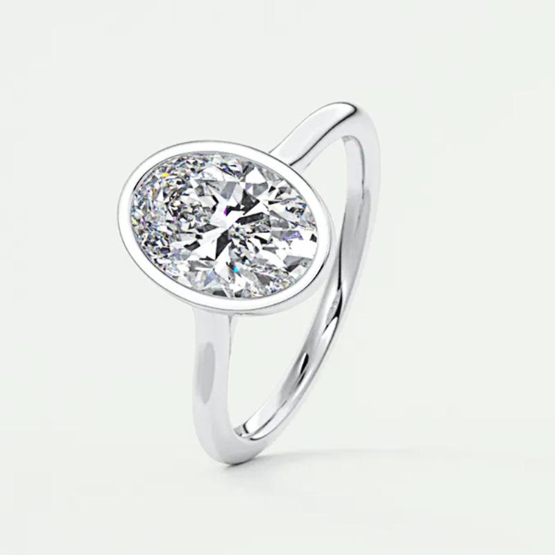 

Оригинальное кольцо-солитер из серебра 925 пробы, овальной огранки, с цирконием 5A, лабораторным бриллиантом, с покрытием из 14-каратного золота, свадебное, помолвочное, ювелирное изделие 4.5