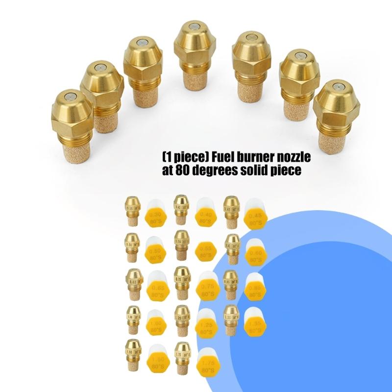 Industrielle 80-Grad-Metall-Düse, Heavy-Duty-Metall-Düse für Brennstoffverbrennungsanlagen, Varianten mit 14 GPH