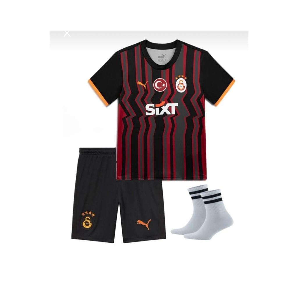 Glatsary-icardi Black 2024/2025 Season Kids Football Jersey Set Of 3