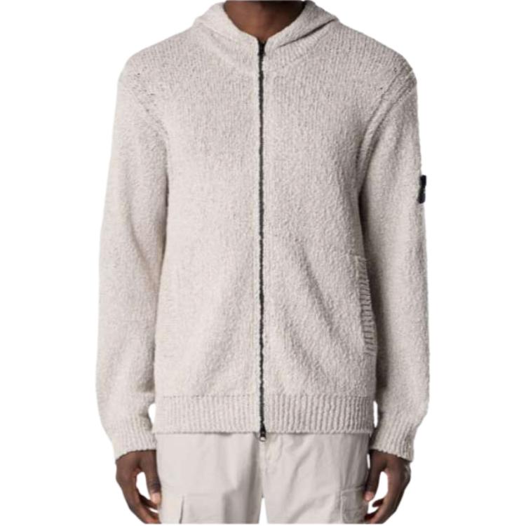 Stone Island Comfortable Simple Loose Hooded Knit Sweater Men sweater L1S155100039S0N11V0M61