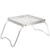 Stainless Steel Outdoor Barbecue Stove Folding Grill BBQ Camping Burning Firewood Stove