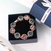 Super Flash Rhinestone Retro Bracelet Women's Fashion Crystal Hand Jewelry Gift Internet Celebrity Bracelet Atmospheric Bracelet Bracelet