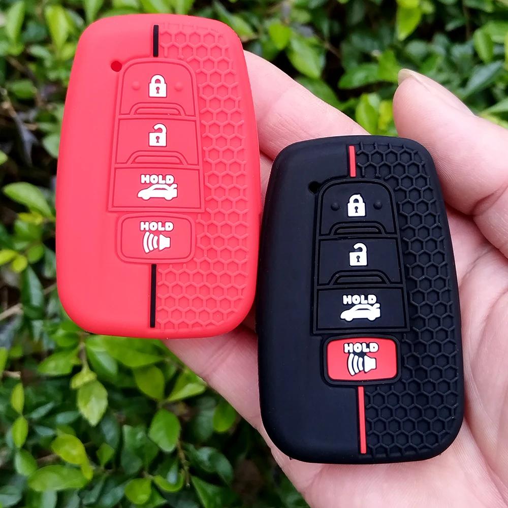 Latest Model In Silicone Car Key Case Cover Protector For Toyota Highlander Corolla Prius Rav4 Camry Avalon C-Hr Gt86