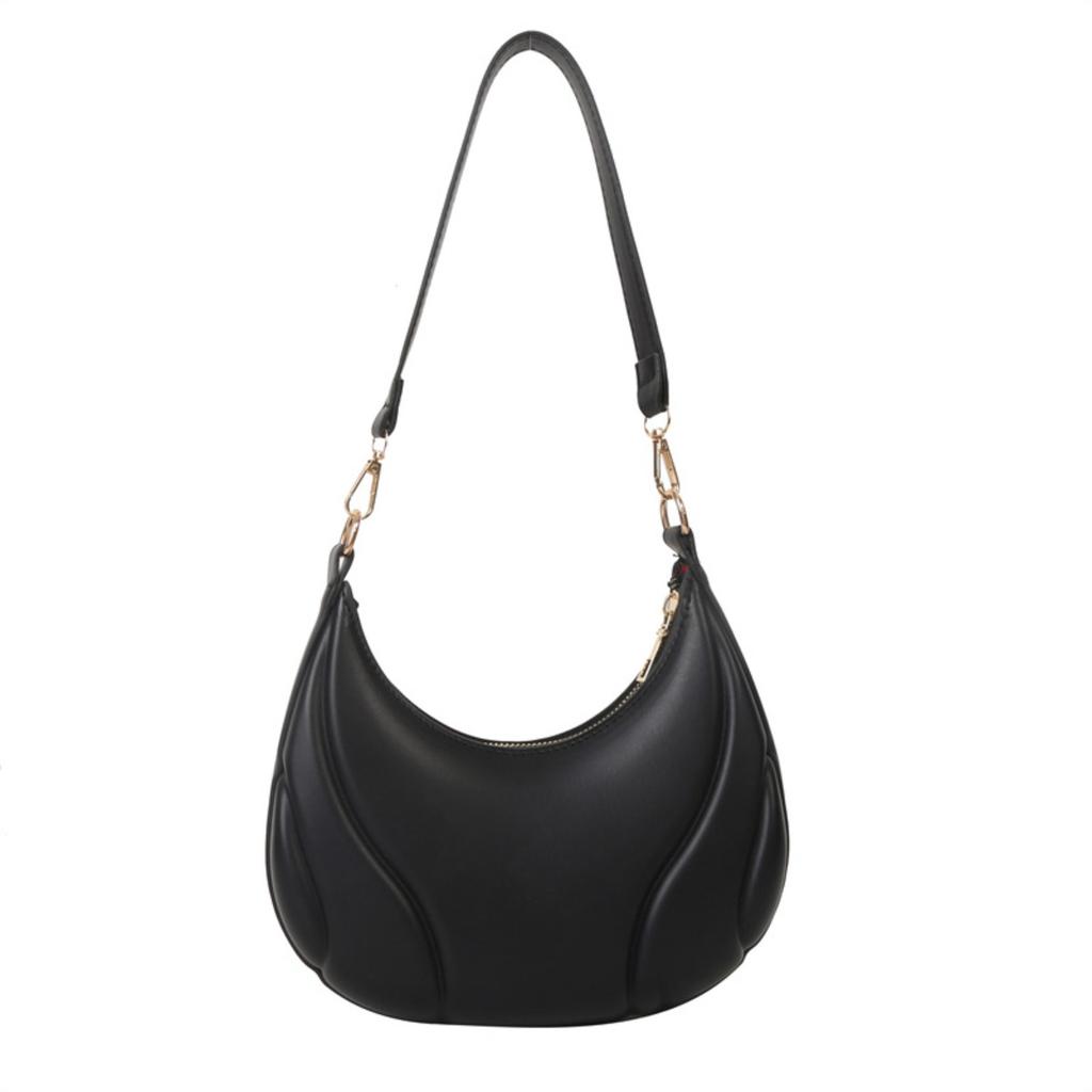 Bag Ladies Shoulder French Gold Hardware Texture Design Zipper Closureadjustable Shoulder Straps Multi Functional Crossbody Bag