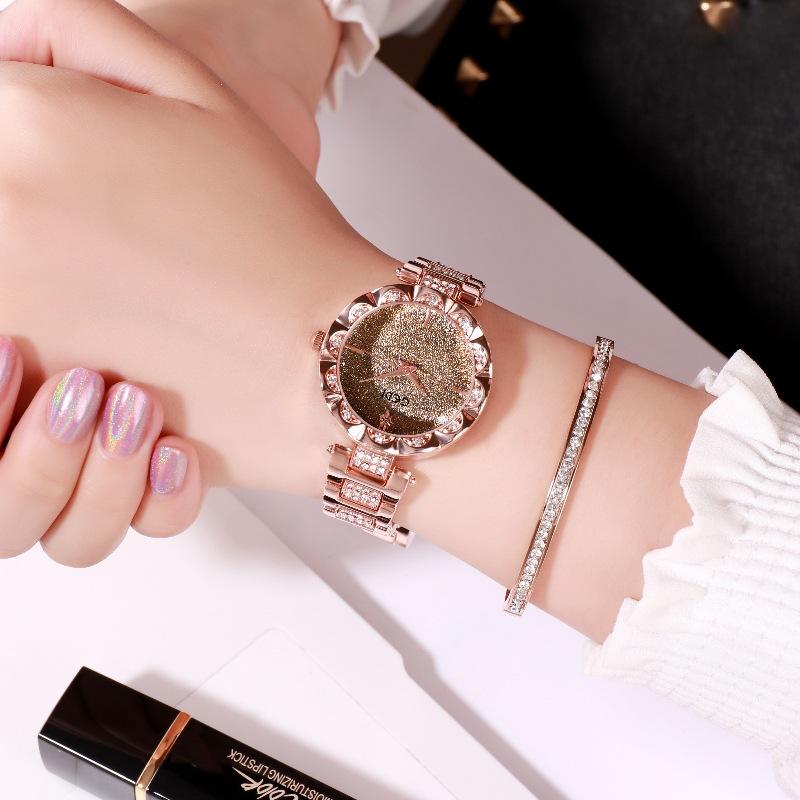Fashion Star Women'S Watch Niche High-End Alloy Watch Women'S Waterproof Quartz Watch