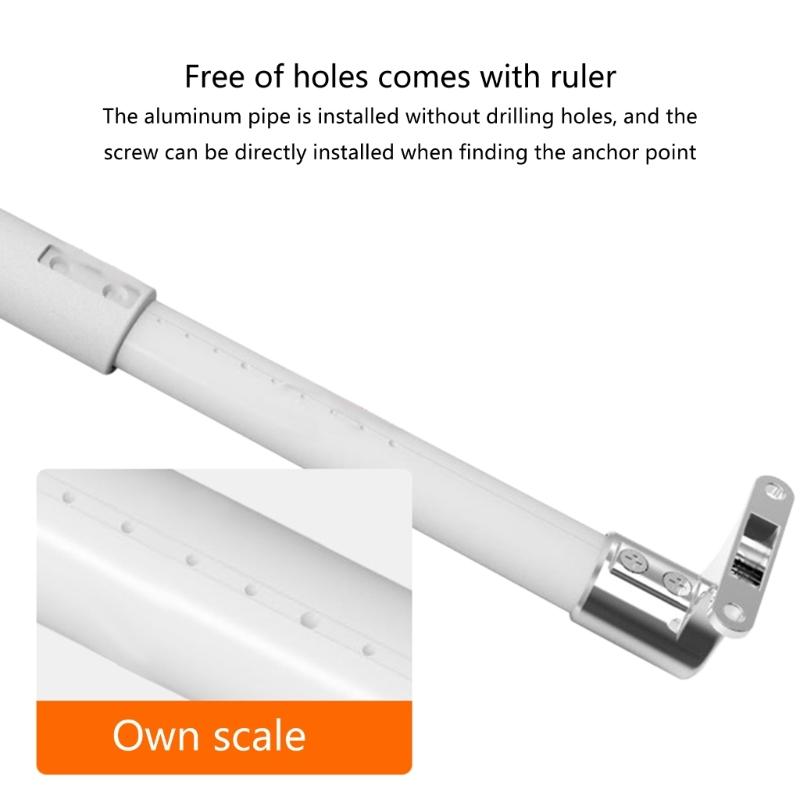 Aluminum Screen Door Handle Adjustable Crossing Bar Handle Simple Installation Repair Tool for Comfortable Grip & Control