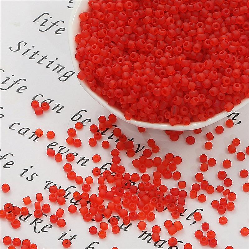 Frosted Transparent Rice Beads for DIY Bracelets, Necklaces, Hairpins, Tassels