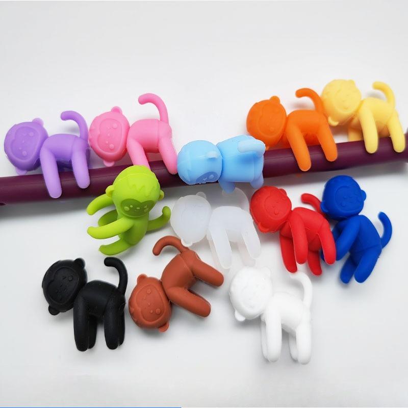 Wine Glass Markers Set of 12 Mini Silicone Drink Glass Tags Recognizer Cup Labels Signs for Party Bar 5